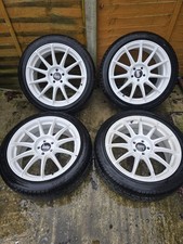 White Bola vst Wheels, 5x98 17inch