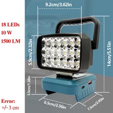 For Makita 18V Li-Ion Battery Case Bl1830 Lithium Cell Pack Type C USB Power Ban