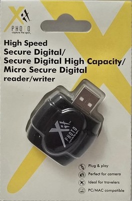 NEW Xit Hi-Speed SD SDHC Micro SD USB 2.0 Card Reader