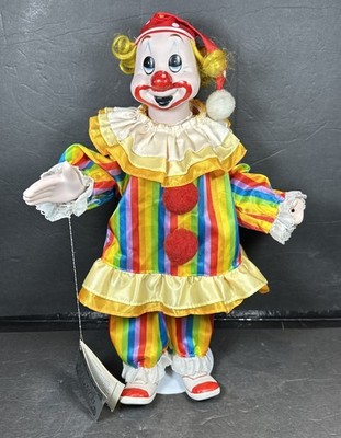 Heritage Mint LTD Happiness and Love Porcelain Clown Doll Missing