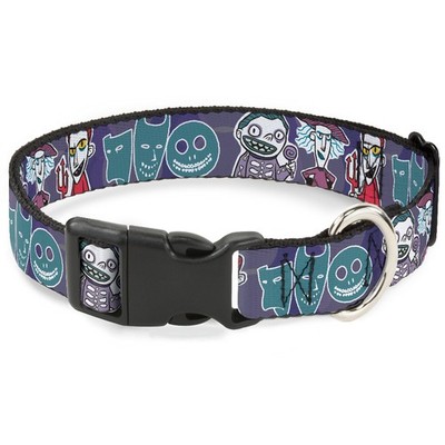 Plastic Clip Collar Nightmare Before Christmas Lock Shock & Barrel Group Pose/Ma