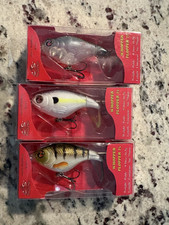 River2Sea Whopper Plopper 75Topwater= 3"===3 DIFFERENT COLORED FISHING LURES