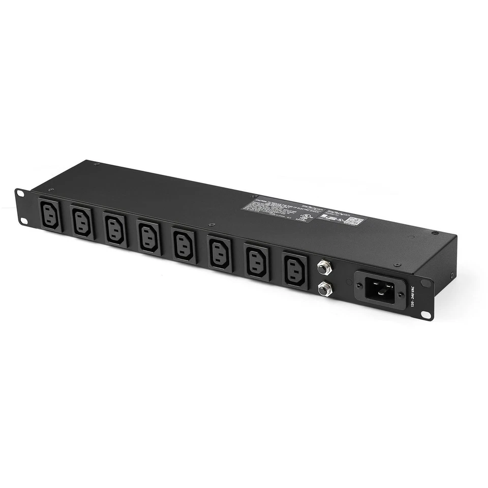StarTech 8-Port Rack-Mount PDU with C13 Outlets - 16 A - 10 ft. Power Cord - Image 2 of 4