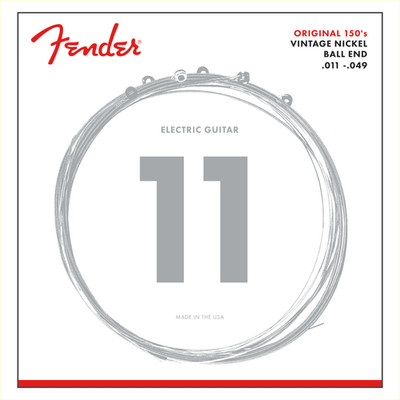 Fender 150M Pure-Nickel Medium 011-049 | E-Gitarren-Saiten | Rein-Nickel-Saiten
