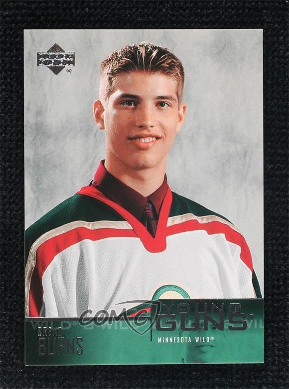 2003-04 Upper Deck Young Guns Brent Burns #221 Rookie RC 0cg