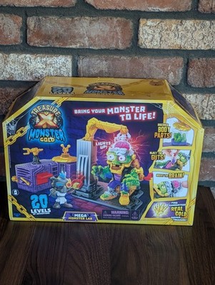 Treasure X Monster Gold Mega Monster Lab  20 Levels of Adventure  Collection Toy