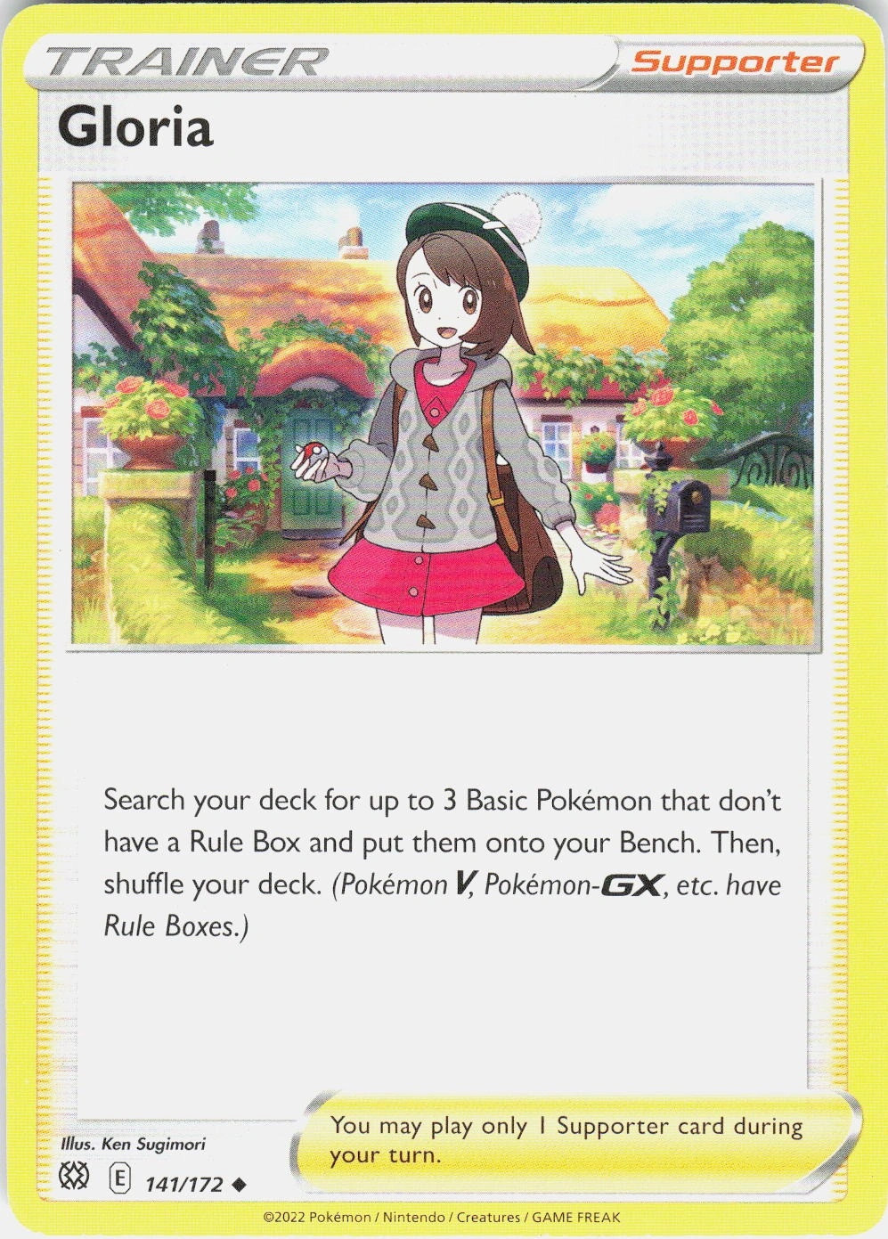 Gloria 141/172 Brilliant Stars Ultra Rare NM Pokemon TCG