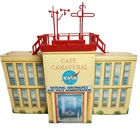 Nasa 1960s Louis Marx Atomic Cape Canaveral Missile Base Space Playset w Booklet