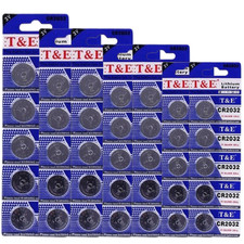 CR2032 Battery 2032 3V Batteries Lithium Coin Cell Car Key Fobs Toys Button UK