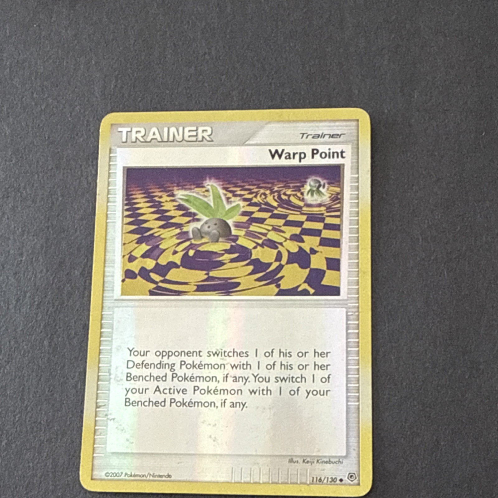 Pokémon Warp Point 116/130 Diamond & Pearl Trainer Uncommon Reverse Holo English
