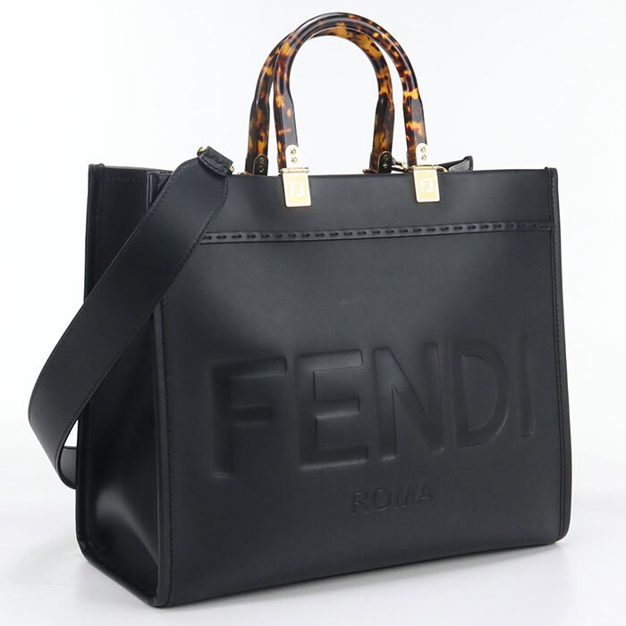 Used FENDI Tote Bag 8BH386 ABVL Sunshine Medium Women s