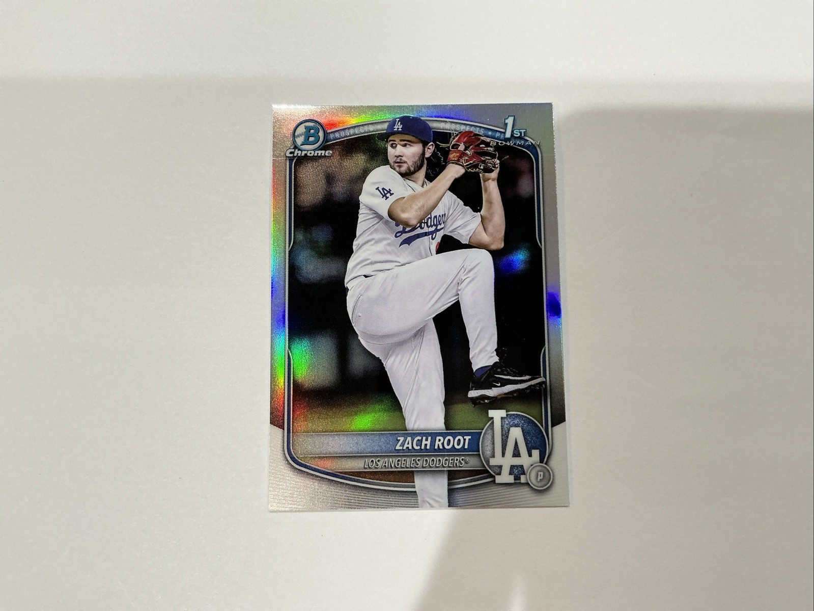 2025 Bowman Draft 1st Zach Root Chrome Refractor Dodgers