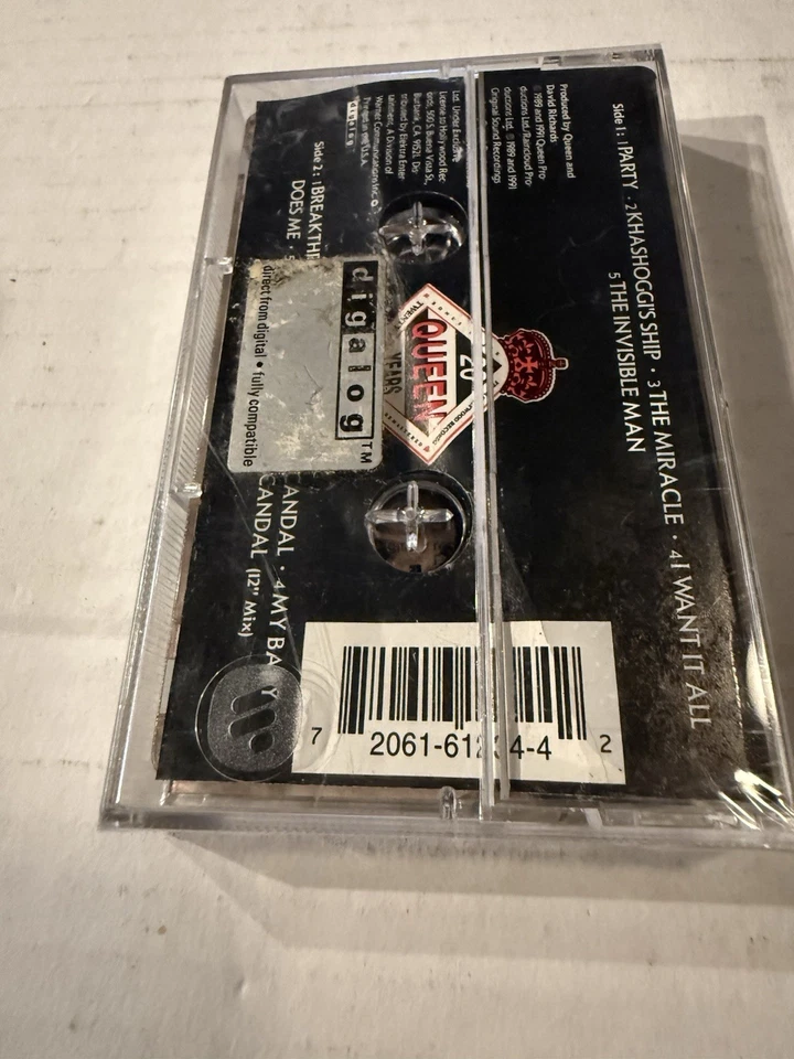 Queen The Miracle Cassette Tape Sealed New Never Opened Freddie Mercury - Image 2 of 4