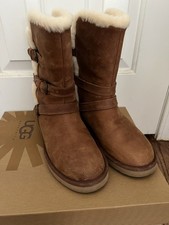 UGG Leather boots women size 8