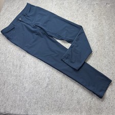 Lululemon ABC 5-Pocket Pants Men 34 x 33 Blue Classic Fit Warpstreme LM5426S