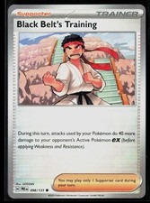 Black Belt's Training (Poke Ball Holo) 098/131 Prismatic Evolutions Pokemon NM