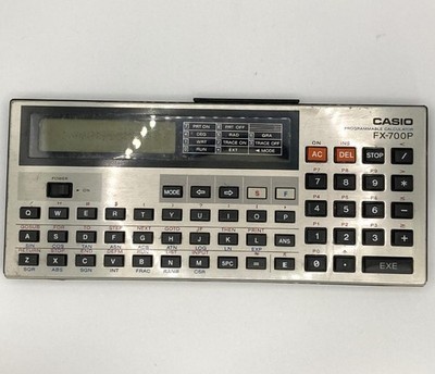 CASIO FX-700P Pocket Computer Vintage Electronic Device Junk for Repair/Parts