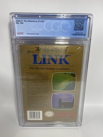 Zelda II: The Adventure of Link (Nintendo NES, 1988) CGC 9.0A SEALED