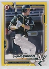 2021 Bowman Prospects Yellow Border 29/75 Logan Davidson #BP-115 0l44