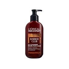 Image of L’Oréal Paris Men Expert Cleansing 3 in 1 Beard Face & Hair Wash 200ml Barber