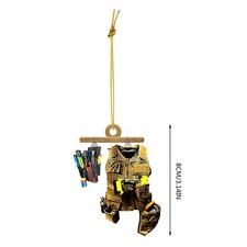Unique Acrylic Electrician Tool Keyring Electrician Tool Bag Pendant Decoration