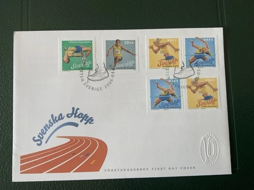 Sweden 2006 #2531-2533 Track And Field - FDC
