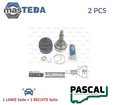 G17021PC GELENK ANTRIEBSWELLE PASCAL 2PCS FÜR SUBARU IMPREZA 1.6L,1.8L,2L