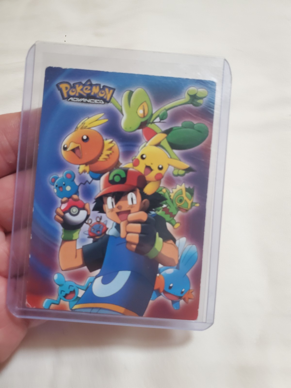 2003 Topps Pokémon Advanced Checklist #90 Secret Rare OG Pikachu Treecko Torchic