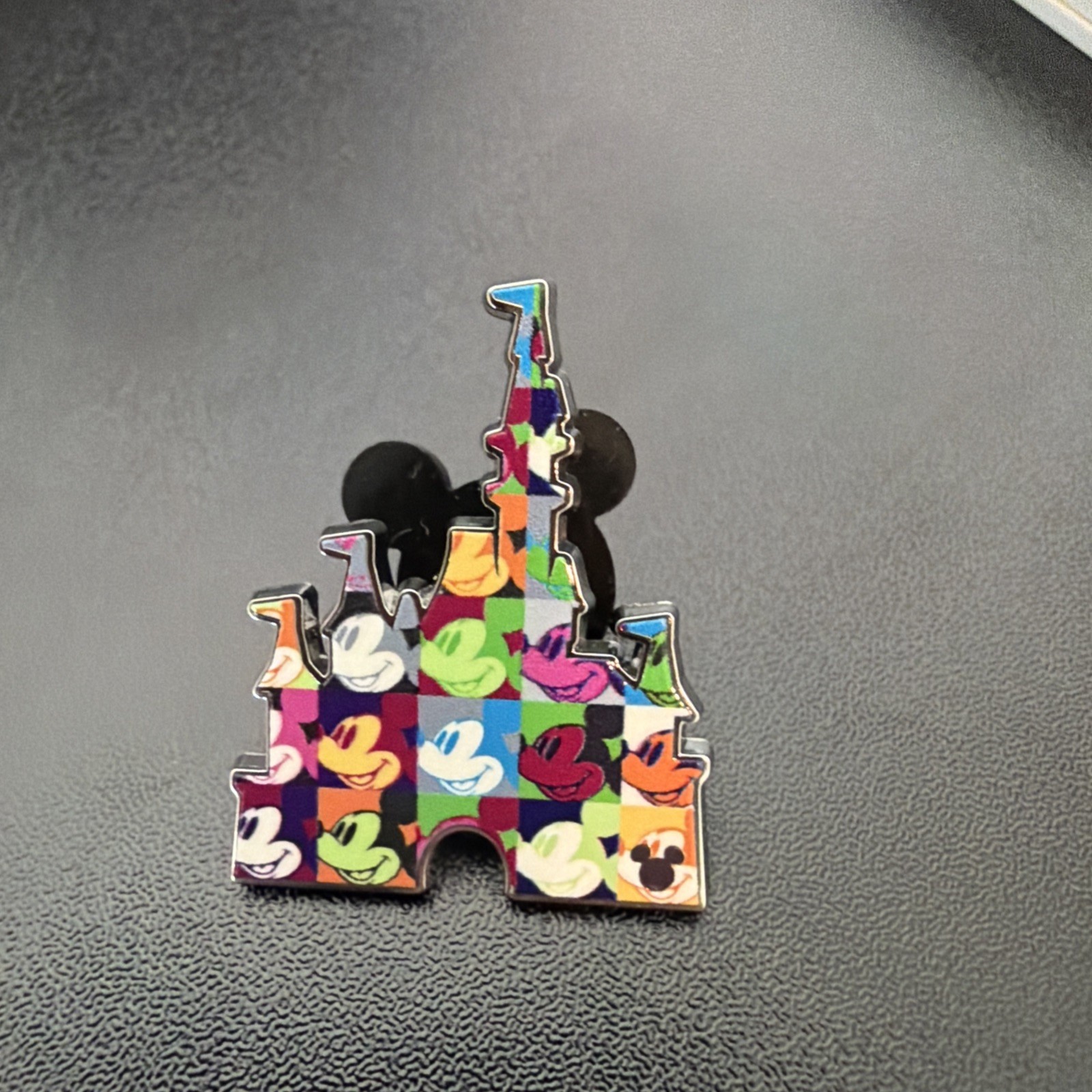 2025 Wave B Hidden Mickey Walt Disney World Pop Art Mickey Castle Trading Pin