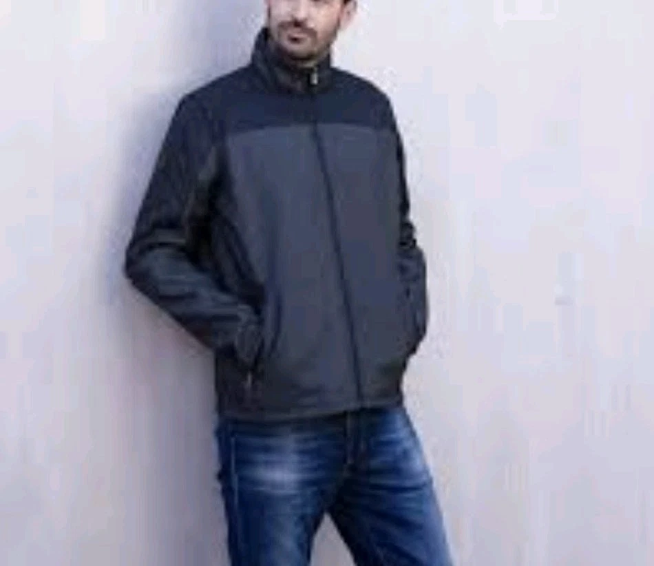 Fossa Men's Aspect Soft Shell Black Gunmetal Jacket Full Zip Size M NWOT