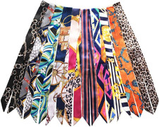 2/6/10Pack Scarf Bags for Women Handbag Scarfs Band Hair Neck Scarves Fashion Gi