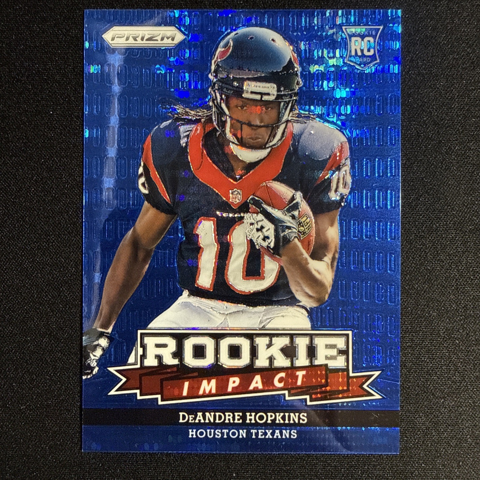 DeAndre Hopkins Panini Prizm Rookie Impact #13 Blue Pulsar