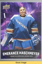 2025-26 Upper Deck PWHL Showcase Purple /250 Emerance Maschmeyer #17 READ 1g4p