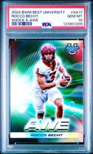 2024 Bowman University Best Rocco Becht Shock and Awe Case Hit PSA 10 Iowa State