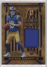 2023 Panini Gold Standard Newly Minted Memorabilia /399 Stetson Bennett IV 16wc