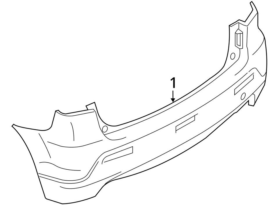 (LOCAL PICKUP ONLY) 11 12 OUTLANDER SPORT Rear Bumper Assembly Foto 4 de 4
