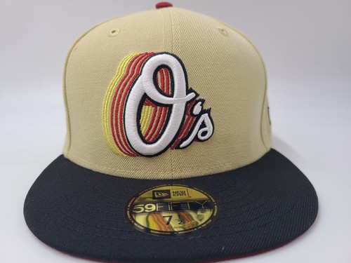Cappello Berretto Baltimore Orioles 60° Anniversario Patch Nuova Era 59Fifty Fitted 7 1/2 - Foto 3 di 12