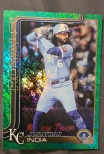 2025 Topps Update Series - Jonathan India #US175 Green Holo /99 KC. Royals