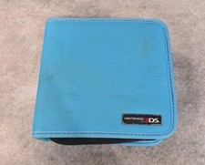 Nintendo DS Lite Blue Travel Bag Carrying Case  2 headset and power cord