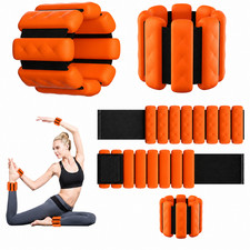 Pilates Wrist Ankle Weights 2LB Adjustable Bangles Set for Training