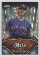 2022 Topps Chrome Logofractor Edition Orange Refractor 19/25 Jacob deGrom 0vf5