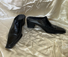 Vintage Stuart Weitzman Calfskin Mules 6.5