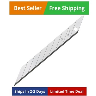 9mm Snap-Off Precision Blades, 30 Degree Blades, 100-Blade/Pack, 1 Pack