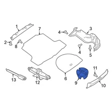 For Nissan Maxima 2016-2023 Nissan 849854RA0A Rear Floor Storage Compartment
