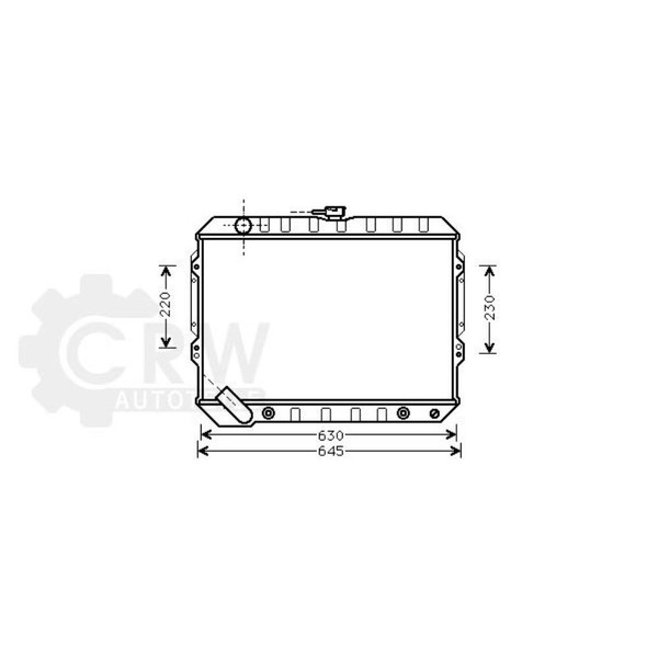 KüHler MotorküHlung FüR Mitsubishi Pajero Ii 3.0 V6 24V Bj.97-99-image