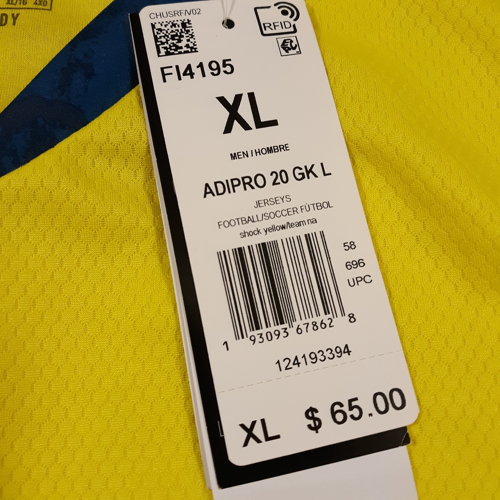 Adidas Goalkeeper Shirt Jersey Adi Pro GK 20 Soccer Football Futbol NEW