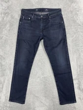 AG Adriano Goldschmied Jeans Mens 32x29 HEMMED? Blue Tellis Modern Slim Stretch