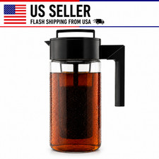 32oz Cold Brew Coffee Maker Pitcher with Spout, Airtight BPA-Free