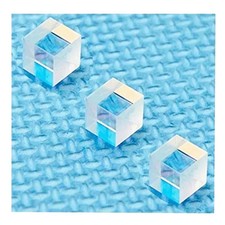3pcs PBS RGB 450nm 520nm 638nm Polarizing Beam Splitter Transparent 10X10mm