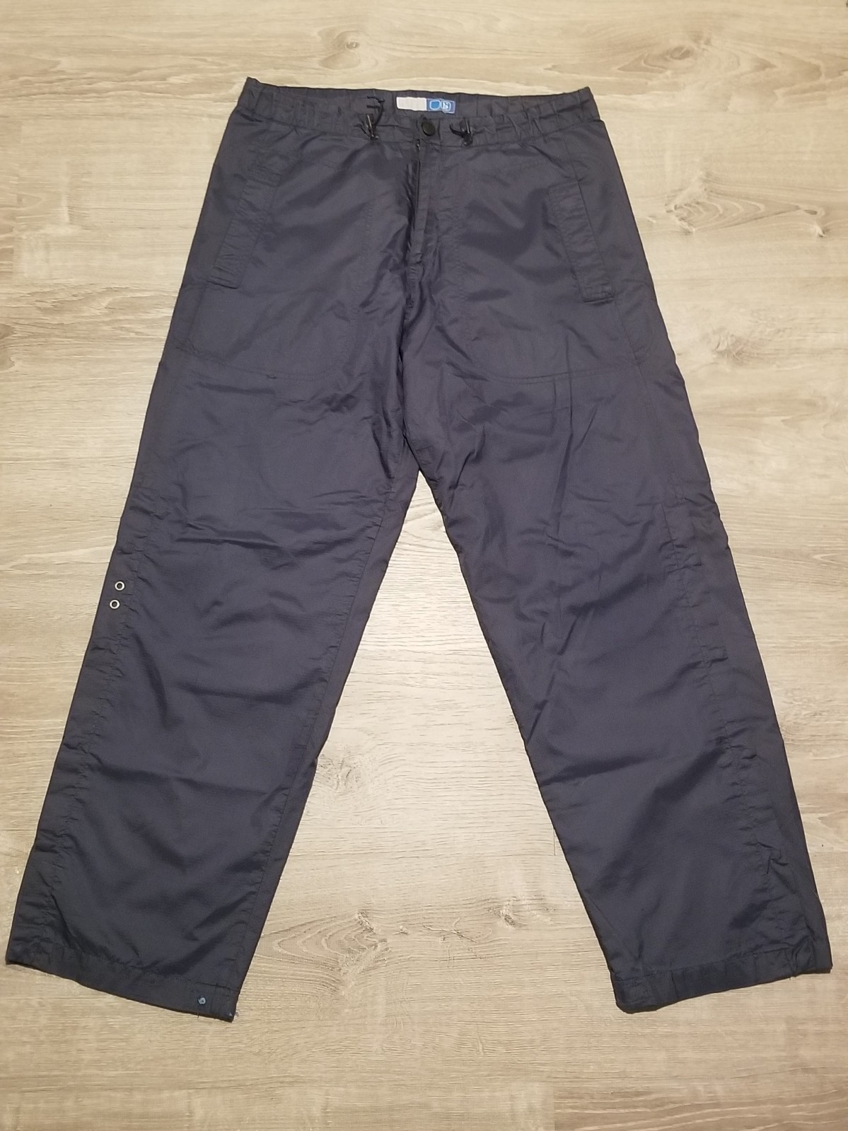 Vintage 90s Mens Levis L2 Nylon Pants Size S/32 Baggy Skater Y2K Navy Blue